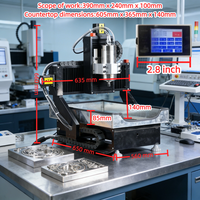 Machine de gravure CNC JS-3040 1500W en fonte, graveur de bureau hors ligne pour lettrage en relief, découpe, perçage et production en série