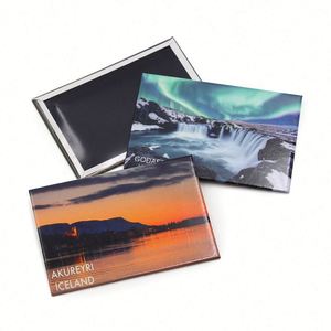 Aimants de réfrigérateur personnalisés avec photos de voyage, souvenirs de <span class=keywords><strong>vacances</strong></span> à l'Islande, cadeau souvenir, aimant de réfrigérateur - Product Image 1