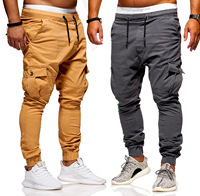 Pantalons de sport pour hommes, poches, athlétique, football, soccer, entraînement, pantalon de sport, élasticité, jogging, pantalon de gym