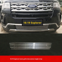 Pour Explorer Kuga OLIVER, accessoires de pare-chocs avant, matériau ABS, bande brillante, grille décorative protectrice, marque Chianpei