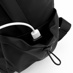 Sac à dos étudiant WePower 15 pouces imperméable avec poche intérieure zippée unisexe couleur unie bretelles détachables - Product Image 4