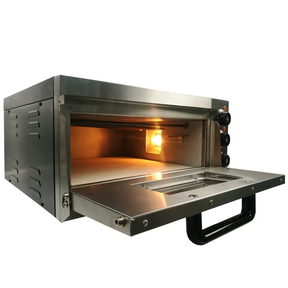 Elettrico mini commerciale monostrato automatico base in pietra uso casa in acciaio inox comprare elettrico forno per pizza italiana panettiere pizza