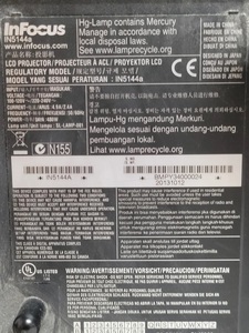 Proyector InFocus IN5144a 4K WXGA de Excelente Calidad, 5500 Lúmenes, 67 Horas de Duración de Lámpara, Ideal para Grandes Espacios, Negocios y Educación, en Oferta - Product Image 5