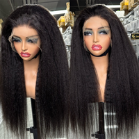 Goodluck 14 à 30 Perruques en cheveux humains Lace Front 13x4, Lace Frontal HD, styles Deep Wave, Body Wave et Water Wave