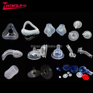 Membantu bernapas dengan lancar masker hidung medis cairan bening silikon wajah penuh Ventilasi noninvasif <span class=keywords><strong>NIV</strong></span> CPAP masker oksigen - Product Image 6