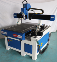 Offre Spéciale 4 axes 6090 1212 CNC routeur travail du bois coupe 3d machines de gravure sur bois