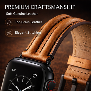 Cinturini di Lusso per Uomo 40mm 41mm 42mm 45mm 49mm per <span class=keywords><strong>Apple</strong></span> <span class=keywords><strong>Watch</strong></span> <span class=keywords><strong>Ultra</strong></span> 8 7 6 5 4 3 2 1, <span class=keywords><strong>Cinturino</strong></span> in <span class=keywords><strong>Pelle</strong></span> per Orologi - Product Image 4