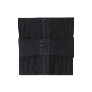 Ceinture de maintien abdominal Runqi grande taille, gaine amincissante ferme en jersey de nylon noir pour adultes - Product Image 1