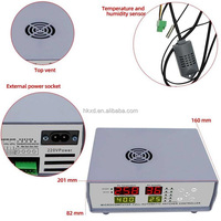 Contrôleur d'incubateur numérique entièrement automatique XM18K-2 AC 220V DC 12V, micro-ordinateur, contrôle de la température et de l'humidité