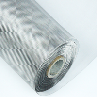 Moustiquaire en maille tissée simple 18x16 en acier inoxydable pour fenêtre, enroulable avec service de découpe, technique de tissage