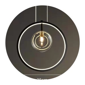 Lámpara Colgante Moderna de Estilo Chino para Restaurante, Lámpara de Barra de Vidrio Simple para Escalera, Lámparas Colgantes - Product Image 4