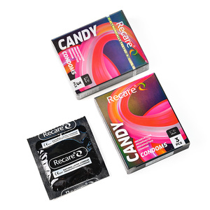 Préservatifs Recare CANDY Delay 3 pièces/boîte Latex naturel <span class=keywords><strong>Longue</strong></span> <span class=keywords><strong>durée</strong></span> OEM - Product Image 4