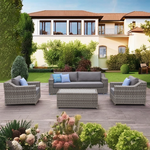 Osmen San Diego vườn sofa với đệm dệt mây ngoài trời sofa cho sân thượng sử dụng Patio - Product Image 2