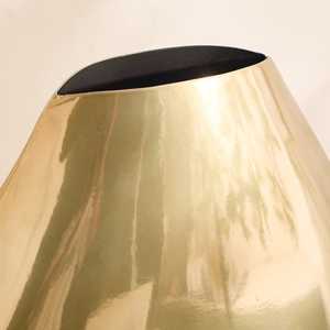 Elegant Art Deco Metal <b>Floor</b> <b>Vase</b> for Wedding Decor - Product Image 4