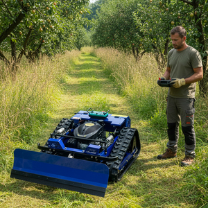 Venta Directa de Fábrica de Cortadoras de Césped Robóticas a Control Remoto, Cortadoras de Césped Todoterreno de Alta Potencia para Campos de Golf - Product Image 2