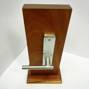 External <b>Security</b> Flat <b>Bar</b> Lever Door Hardware Set with Deadbolt and Latch Mortise Lock Mechanism - Product Image 4