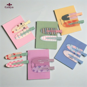 Набор из 2 шт. милых заколок для волос - Product Image 1