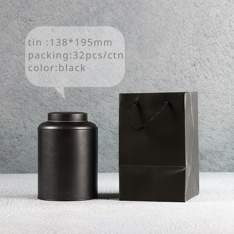 138 Round tin-Black (250g)
