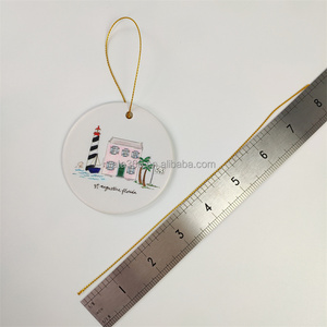 3 adornos de cerámica impresos UV forma redonda acrílico <span class=keywords><strong>Bola</strong></span> de árbol de <span class=keywords><strong>Navidad</strong></span> adornos de cerámica para <span class=keywords><strong>pintar</strong></span> adornos de sublimación de cerámica - Product Image 4