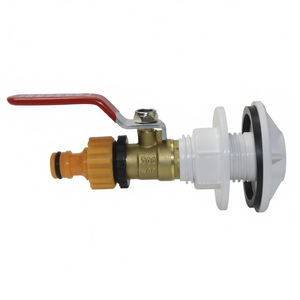 Adaptateur de raccord de tuyau d'arrosage pour robinet, adaptateur de tuyau Inum, adaptateur de robinet pour baril de pluie IBC avec vanne à boisseau sphérique - Product Image 1