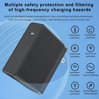 Cargador de Pared USB-C GaN de 100W HNT, OEM ODM, Logotipo Personalizado, Adaptador de Corriente Rápida Multiprotocolo PD QC PPS para Laptop y Teléfono Móvil