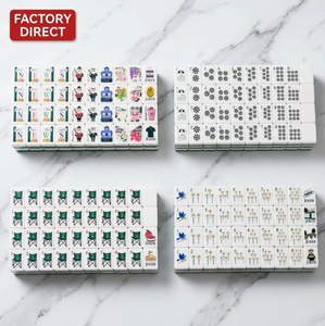 Venta al por mayor directa de fábrica: <span class=keywords><strong>Juego</strong></span> de Mahjong y <span class=keywords><strong>Ludo</strong></span> Palm Royale de 4 capas de acrílico, ecológico, duradero, para niños, con inventario estable y a granel. - Product Image 2
