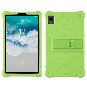 Capa de Silicone para <span class=keywords><strong>Tablet</strong></span> Nokia T21 de 10,4 Polegadas 2022, com Airbags Macios e à Prova de Choque, Suporte Ajustável - Product Image 2
