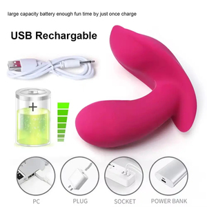 Afstandsbediening Vrouwen Onzichtbare Vlinder Slipje G-Spot Clitoris Vibrator Usb Aangedreven Dildo Voor Egg Seksspeeltjes - Product Image 3