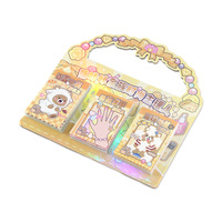 Kit de livre sensoriel DIY pour enfants, jouet en papier à faire soi-même sur le thème de l'ours de dessin animé pour jeu d'imitation, déguisement, jeu de puzzle et nail art avec pincettes