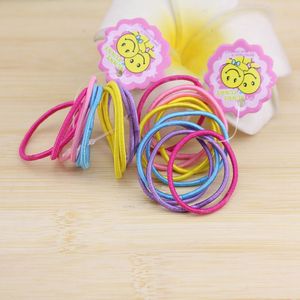 Élastiques à cheveux pour enfants, couleurs fluorescentes, 500 pièces par paquet, usage quotidien - Product Image 3