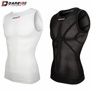 Darevie Sports sans couture séchage rapide vélo Baselayer hommes Marathon impression personnalisée respirant Gym course Singlet vélo cyclisme débardeur - Product Image 1