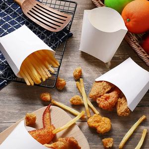 Scatole per Patatine Fritte Usa e Getta, Porta Patatine in Carta Kraft, Contenitore Personalizzabile con Logo per Fast Food da Asporto - Product Image 5