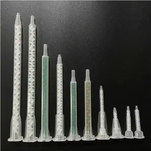 MFQX08-24T PMB08-24 10:1 1:1 Bayonet Connection Mixing Tube Plastic Epoxy Static Mixer Nozzles For AB Adhesive/Glue