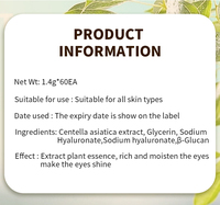Patchs Hydrogel pour les Yeux à l'Or 24K et au Collagène, Masque Contour des Yeux Anti-Cernes, Marque Privée