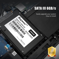Faspeed SSD Interno SATA 3.0 Personalizzabile ad Alta Velocità TLC 256GB 512GB 1TB 2TB 2.5 Pollici 560MB/s Lettura/520MB/s Scrittura Garanzia 3 Anni