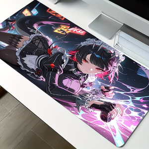 Tapis de souris <span class=keywords><strong>Anime</strong></span> Cyberpunk lavable, tapis de bureau au design de fille <span class=keywords><strong>Anime</strong></span> dynamique, adapté au bureau et aux jeux, accessoire PC haut de gamme Zero - Product Image 3