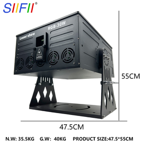 Proyector de <span class=keywords><strong>luz</strong></span> láser LED de animación RGB de 30W de alta potencia a prueba de agua IP65 para proyectos de iluminación de edificios al aire libre Sky Aurora Landmark - Product Image 2