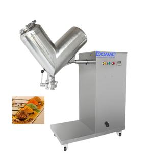 เครื่องผสมแบบ V ขนาดห้องปฏิบัติการ วัสดุ SUS304 สแตนเลสสตีล รูปทรงกรวย สำหรับผสมผงและสารเคมี สภาพใช้งานแล้ว - Product Image 1