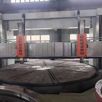 Torno CNC Vertical con Servomotor, Capacidad de 5 Ejes para Torneado de Componentes de Precisión en la Fabricación de Anillos y Carcasas de Turbinas Aeroespaciales