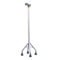Canne de marche et bâton de randonnée télescopique léger en alliage d'aluminium à 2 sections, antidérapant, avec verrouillage à ressort pour seniors, utilisation en extérieur