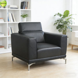 Sofá de Cuero Cómodo y Duradero al por Mayor, Estilo Nórdico Moderno para Sala de Estar/Oficina - Product Image 3