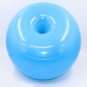 ลูกบอล PVC สร้างความสมดุลให้กับพิลาทิสสำหรับออกกำลังกายในยิมฟิตเนสโยคะออกกำลังกายโลโก้แบบกำหนดเอง - Product Image 4