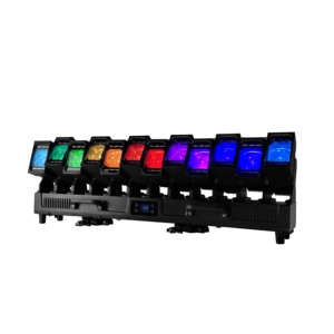 Projecteur de scène extérieur IP66 à 12 têtes mobiles, contrôle par pixel LED, 12*60W RGBW avec bande WW+CW - Product Image 6