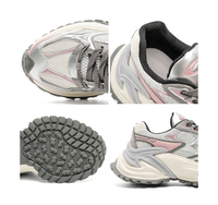 Chaussures de course rehaussantes rétro pour hommes avec maille serpent de laine et EVA, baskets de sport décontractées d'automne, respirantes et de luxe Torre