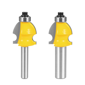 Fresa de esquina Gulf Line con punta de carburo, vástago de 1/2 pulgada, para carpintería, corte de arco en línea de tambor - Product Image 3