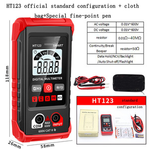 HT123 Smart Shift Free – Mesure de tension monophasée pour réparations domestiques, identification automatique pour électriciens - Product Image 5