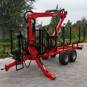 Grúa de madera para troncos pesados, cargador de grúa <span class=keywords><strong>forestal</strong></span> de madera, grúa modelo L para remolque de transitario de troncos - Product Image 5