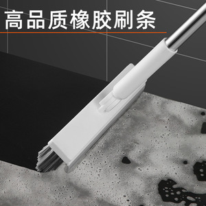 Brosse de nettoyage multifonctionnelle 3 en 1 pour sols de salle de bain, avec poils en fil d'acier, pour carrelage et fentes - Product Image 4