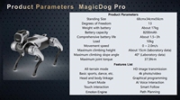 Nuevo Robot Perro Cuadrúpedo Inteligente con IA de Gran Tamaño, Robot Perro Comercial Inteligente