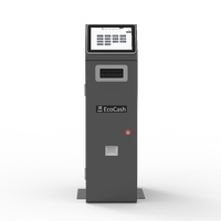 Kiosque de dépôt et de retrait d'espèces Windows 7 pouces, guichet automatique en libre-service, terminal de paiement intelligent avec SDK, lecteur de codes-barres intérieur